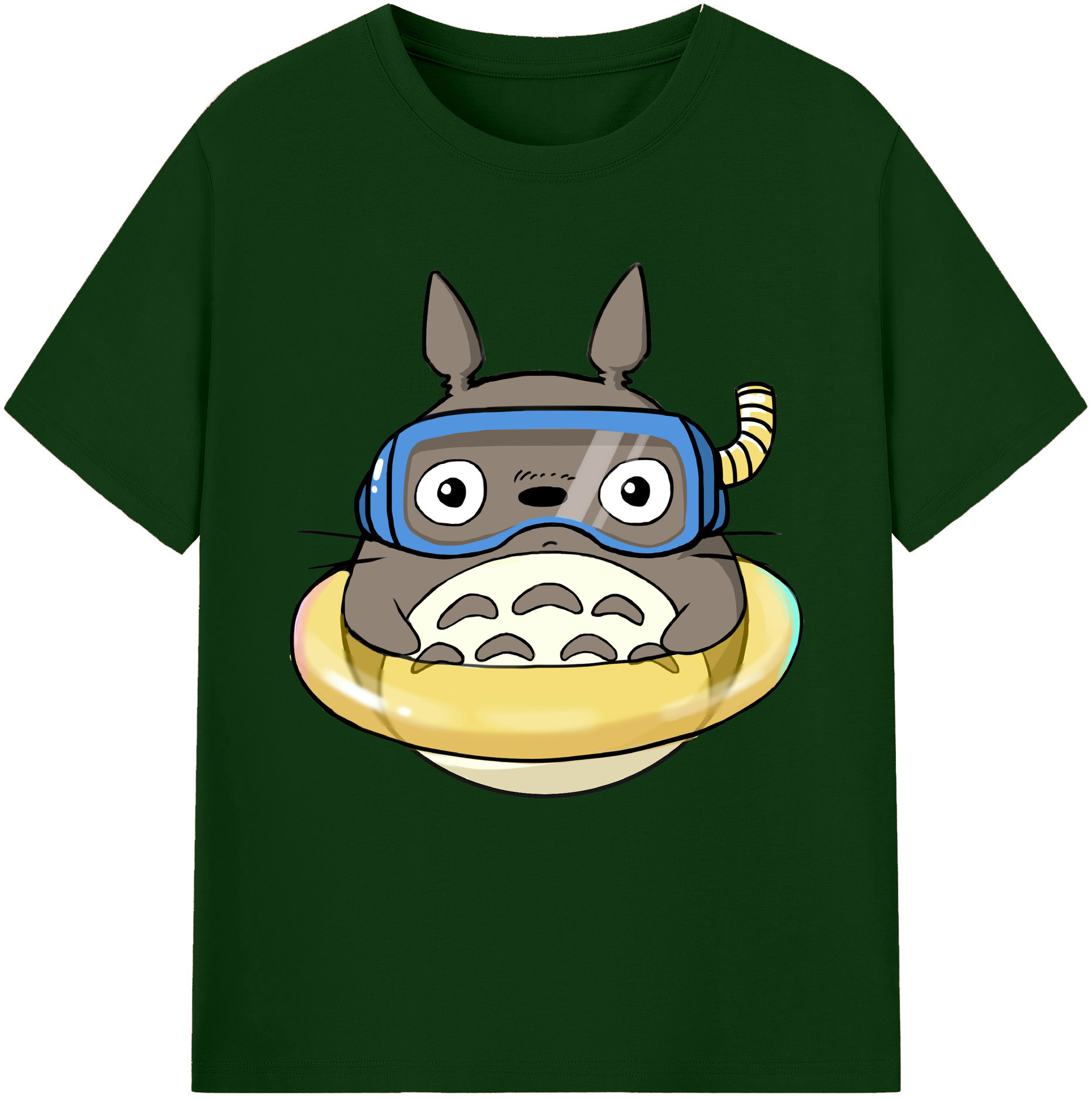 （画像用） となりのトトロ 草壁メイ 草壁サツキ My Neighbor Totoro Satsuki Kusakabe Mei Kusakabe 綿100％半袖Tシャツ（フロントプリント）